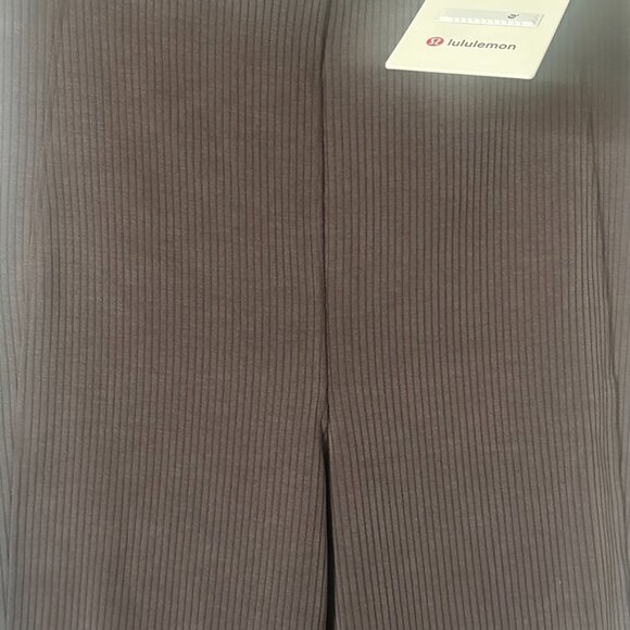 NWT Ribbed Softstreme Zip-Leg HR Crop 25" Sz 6 - Picture 9 of 9